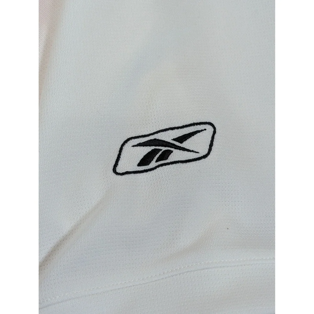 Reebok Pittsburgh Steelers NFL PlayDry Polo Shirt Mens‎ Large Gold White